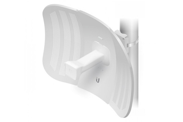 Antena blanca en forma rectangular